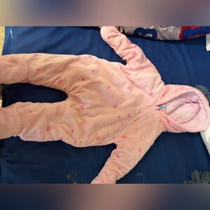 Baby snowsuit winter jacket full zipper